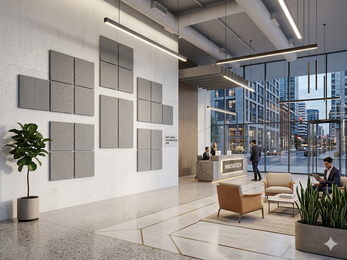 Bespoke Fabric Wrapped Acoustic Panels