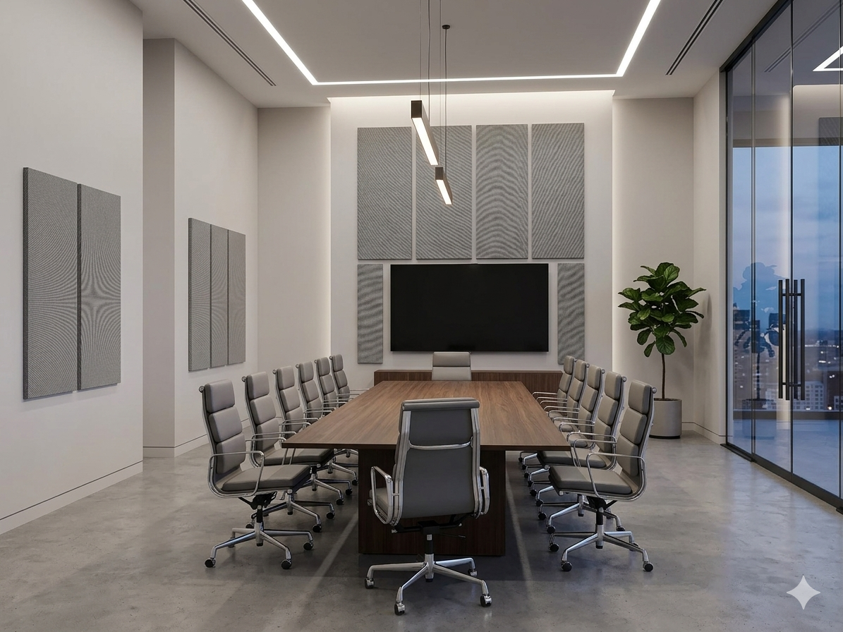 Fabric Wrapped Acoustic Panels for Commercial Spaces